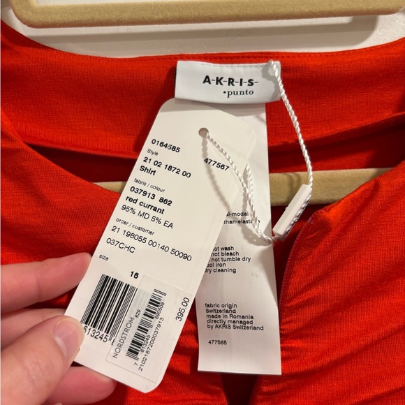 Red Ruched Top - Picture 3 of 3